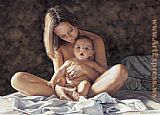 Steve Hanks A Mothers Pride painting